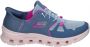 Skechers Blauwe Glide-Step Damesslip-ins Blue Dames - Thumbnail 2