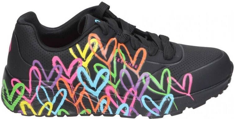 Skechers X JGoldcrown Uno Lite Sneaker Meisjes Zwart Multi - Foto 2