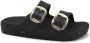 Skechers Arch Fit Cal Breeze-Goud Star Dames Slippers Zwart - Thumbnail 3