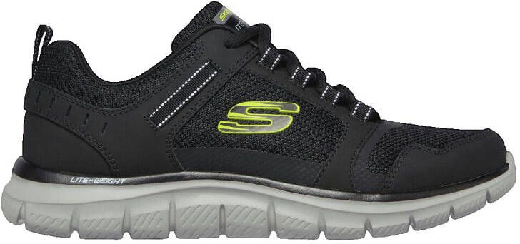 Skechers Track-Knockhill 232001-BKLM Mannen Zwart Sneakers