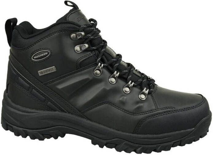 Skechers Relment 65529-BBK Mannen Zwart Trekkingschoenen Laarzen