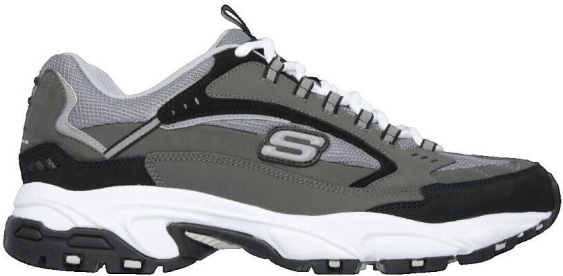Skechers Stamina-Cutback 51286-WMLT Mannen Wit Sneakers - Foto 2