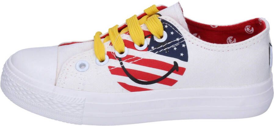 Smiley sneakers Wit Heren