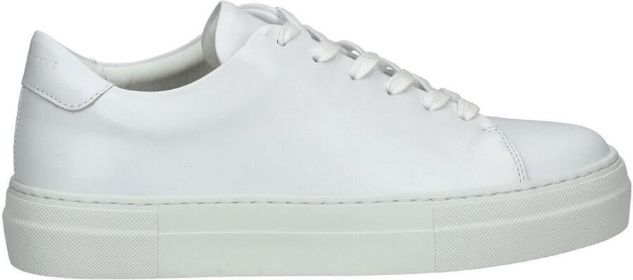 Sneaky Steve Klassieke Leren Sneaker White Heren - Foto 4