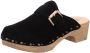 Softclox Dames slippers zwart - Thumbnail 1