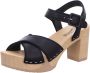 Softclox S3619 Ellis Nappa Damessandalen 09-Zwart - Thumbnail 2