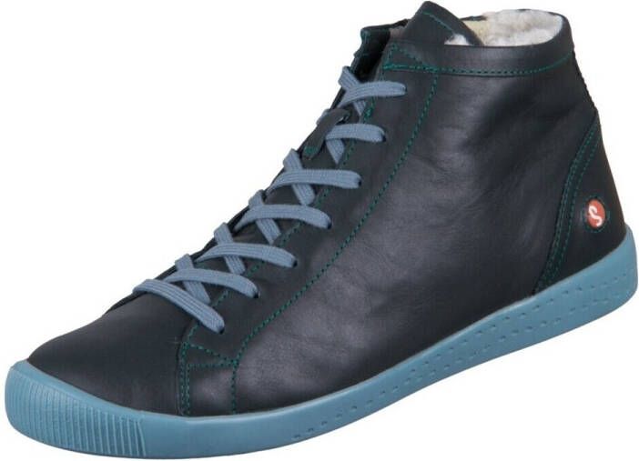 Softinos Hoge Sneakers Ibbi Forest Wollfutter