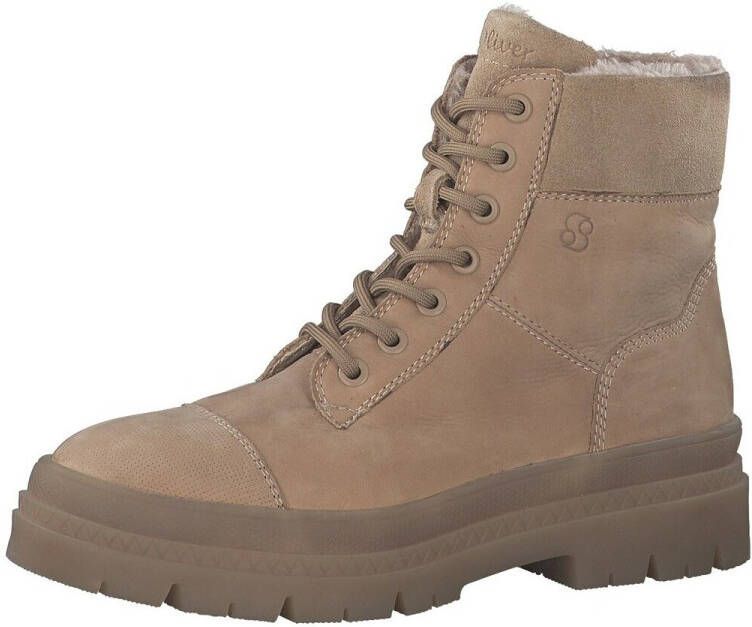 S.Oliver Enkellaarzen Winterstiefel Aus Leder