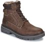 S.Oliver Bruine Casual Gesloten Enkellaarzen Brown Heren - Thumbnail 5