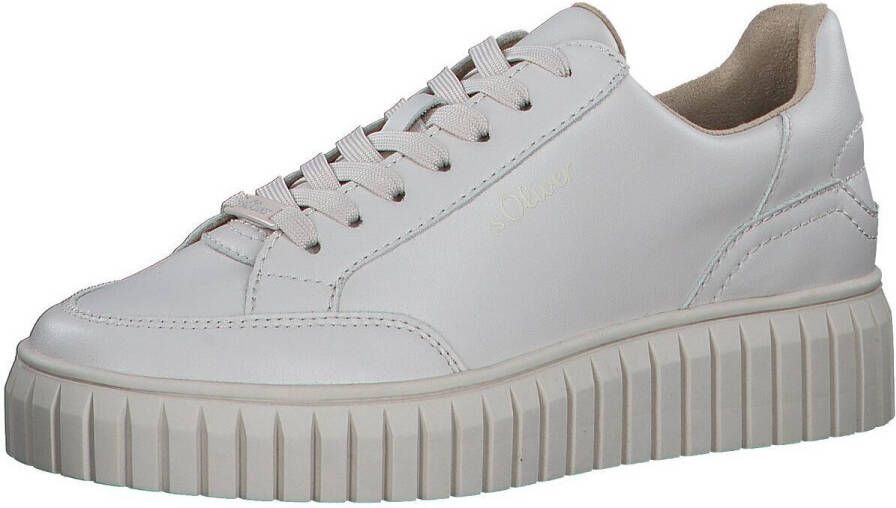 S.Oliver Beige Vetersneakers voor vrouwen - Foto 3