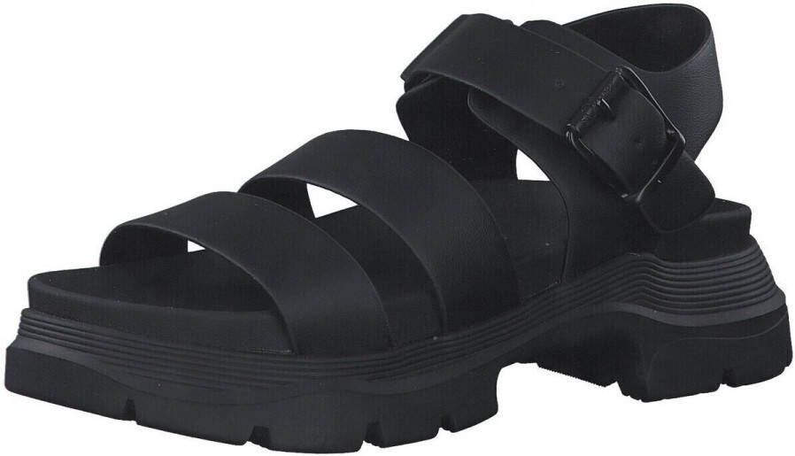 S.Oliver Sandalen zwart Synthetisch - Foto 3