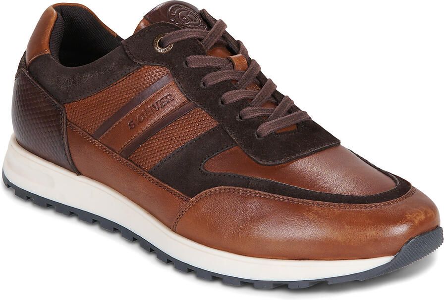 S.Oliver Sneakers laag cognac donkerbruin - Foto 2