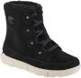 SOREL Veterboots Dames Explorer Next Joan Wp Maat: 42 Materiaal: Suède Kleur: Zwart - Thumbnail 3