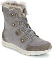 Sorel Explorer Joan Winterlaars Dames Lichtgrijs Middengrijs - Grijs