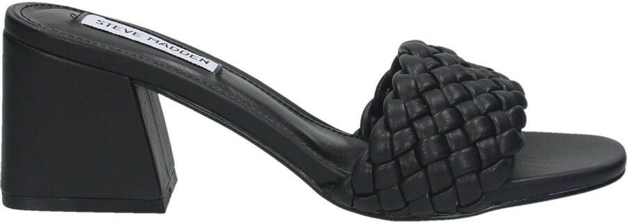 STEVE MADDEN Aspyn Zwart Leer Sandalen met hak Dames - Foto 5