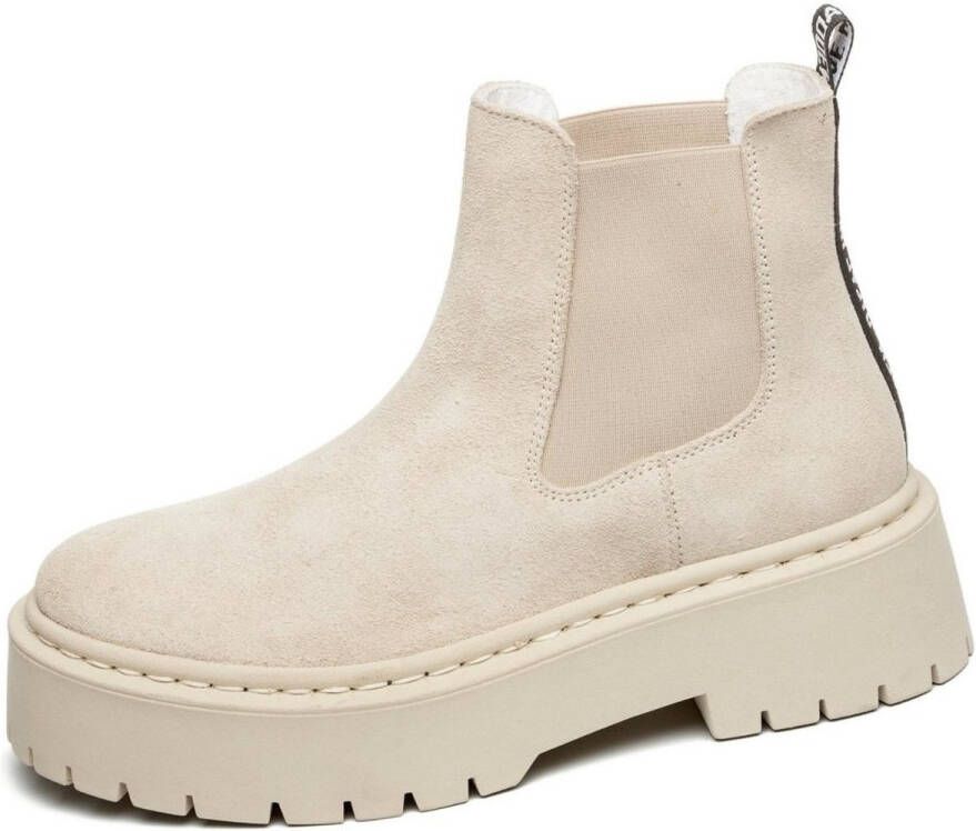 Steve Madden Hoge Laarzen Veerly Bootie Beige Dames - Foto 4