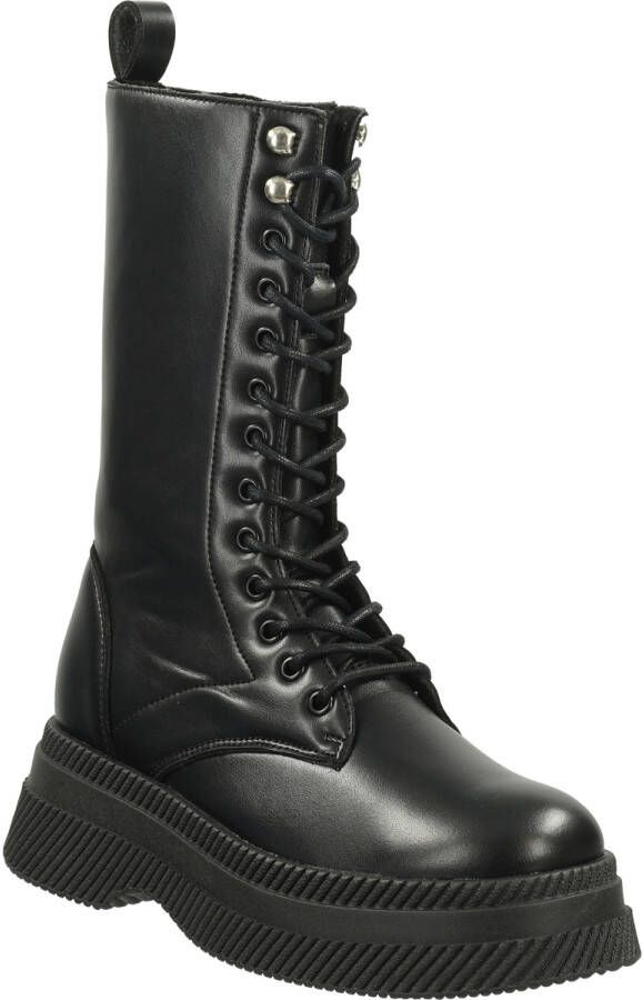 Steve Madden Chunky Zwarte Veterschoenen Black Dames - Foto 3
