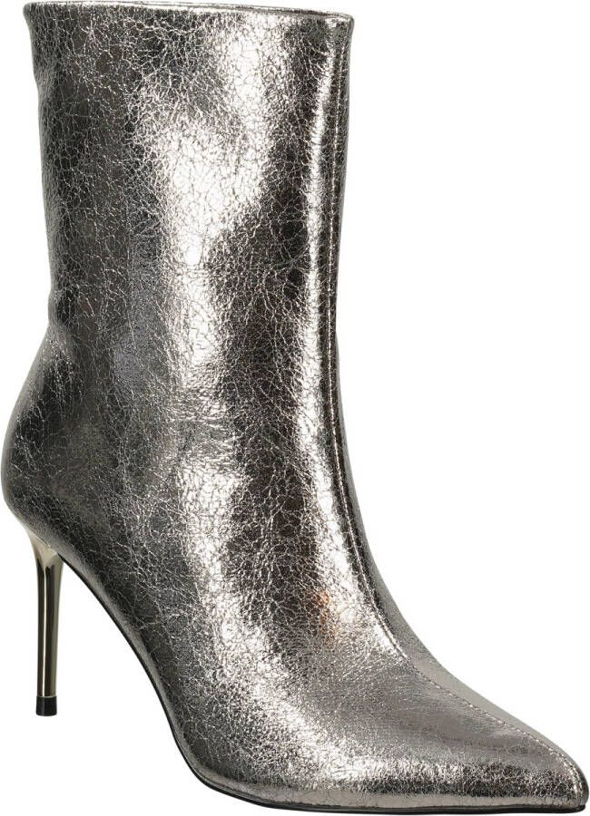 STEVE MADDEN Lyricals met naaldhak Zilver Synthetisch Enkellaars met hak Dames - Foto 5