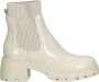 Steve Madden Hutch lakleren chelsea boots off white - Thumbnail 2