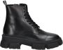 Steve Madden Boots van leer met labeldetail model 'TANKER' - Thumbnail 1