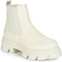 Steve Madden Mixture chunky leren chelsea boots off white - Thumbnail 4