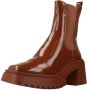 Steve Madden Low-Top Sneakers Parkway Patent Chelsea Boots in bruin - Thumbnail 2