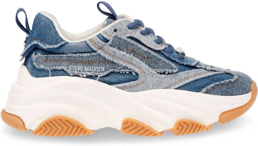 Steve Madden Dames Sneakers Possession-e Denim Multi Jeansblauw - Foto 3