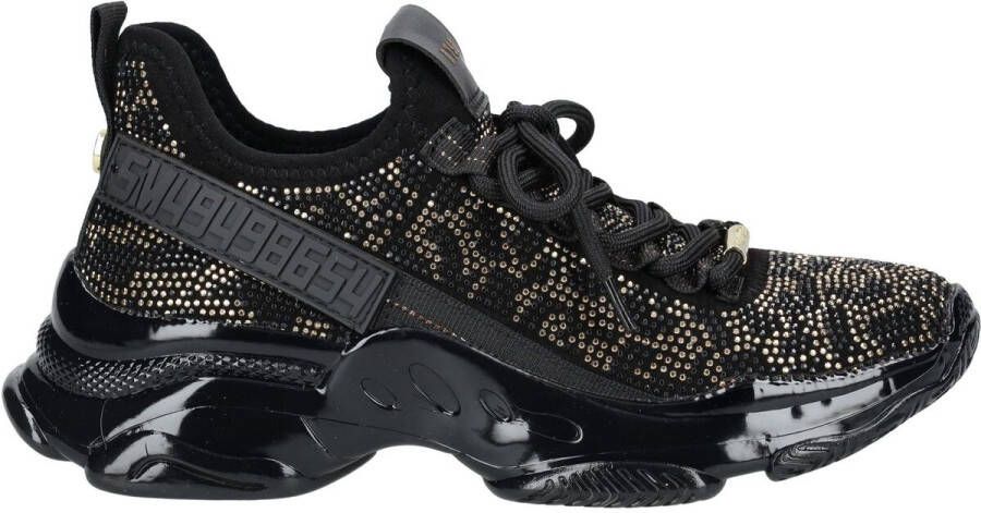 STEVE MADDEN Maxilla-S zwarte sneakers Zwart Synthetisch Lage sneakers Dames