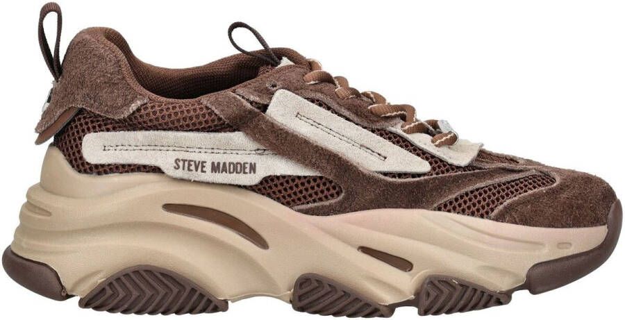 Steve Madden Sneakers van leermix met logoprint model 'Possession' - Foto 3