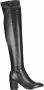 Steve Madden Jacey dames overknee laars Zwart - Thumbnail 1