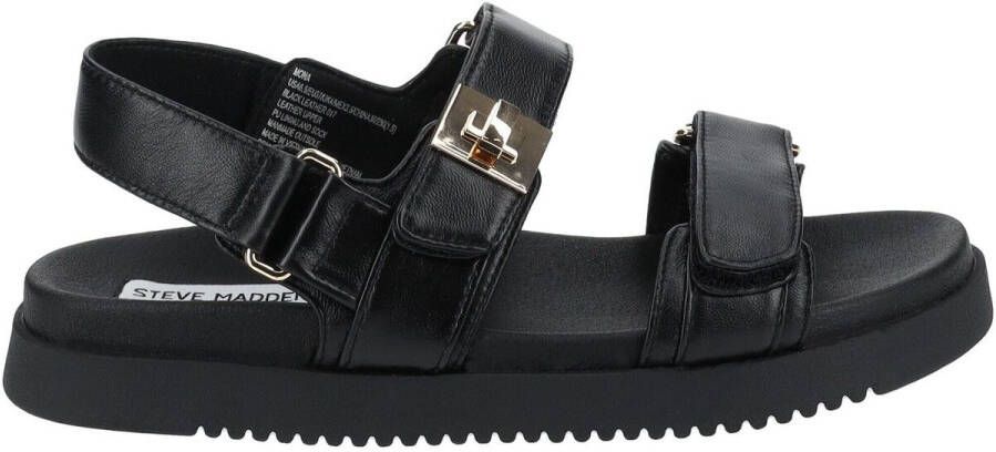 Steve Madden Leren sandalen met labelapplicatie model 'MONA' - Foto 4