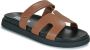 Steve Madden Leren slippers met klittenband model 'MISSILE' - Thumbnail 2