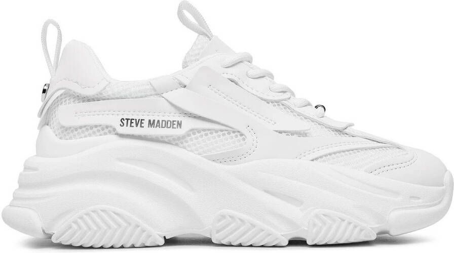 STEVE MADDEN Possession-E white Wit Kunststof Lage sneakers Dames - Foto 9