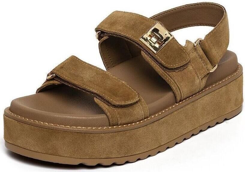 Steve Madden Bigmona Sandalen Plat Cognac - Foto 8