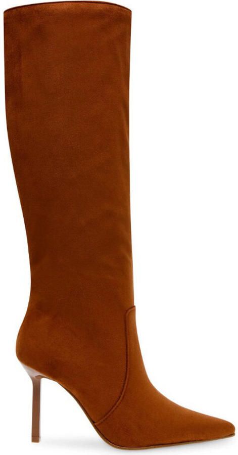 Steve Madden Microsuède Bovenwerk Synthetische Voering 9 cm Hak Brown Dames - Foto 3