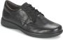 Stonefly Zwarte Leren Veterschoenen Comfortabele Stijl - Thumbnail 3