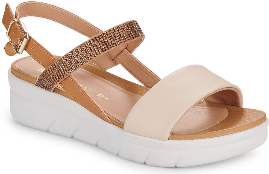 Stonefly Sandalen met sleehak AQUA III 22 NAPPA