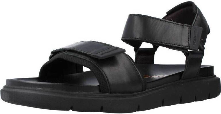 Stonefly Sandalen met sleehak Hydra 4 Textile calf Lth