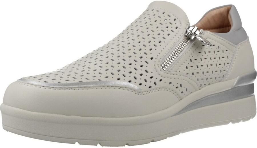 Stonefly Lage Sneakers CREAM 50 NAPPA LTH - Foto 3