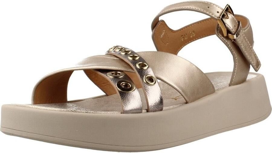 Stonefly Platte sandalen Elis 7 Laminated Lth