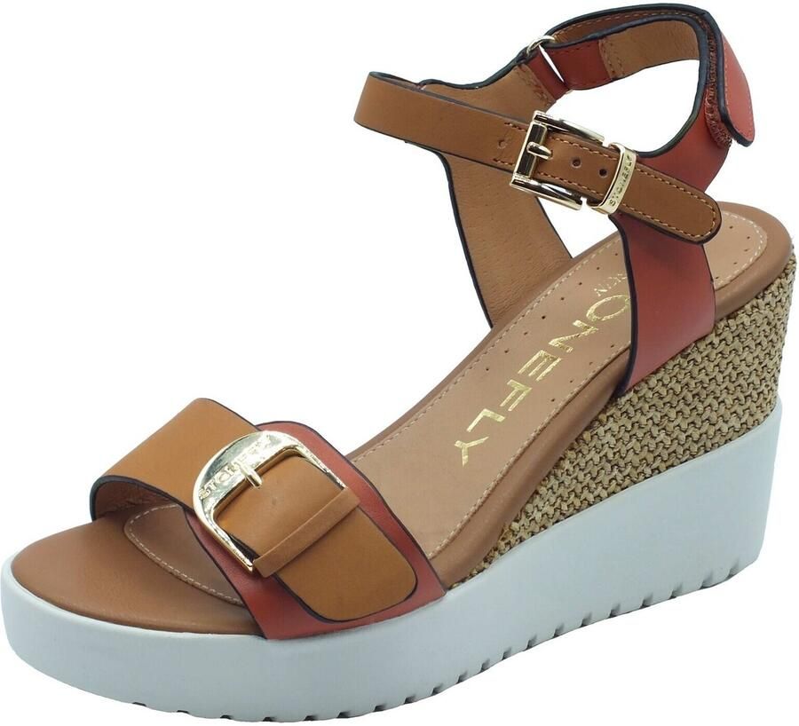 Stonefly Sandalen met sleehak 222301 Ely 21Aragon Pink - Foto 2