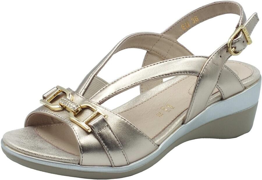 Stonefly Sandalen met sleehak 223648 Vanity III Metal