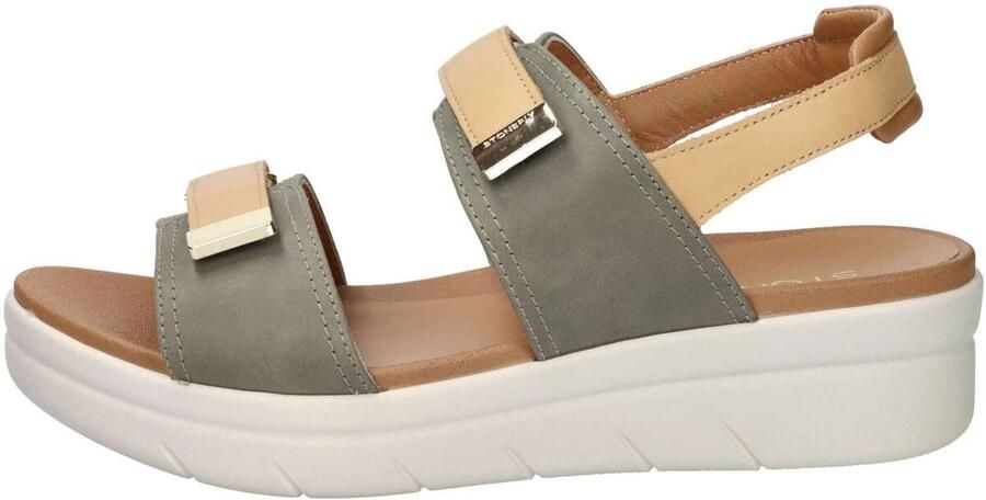 Stonefly Sandalen met sleehak 223661
