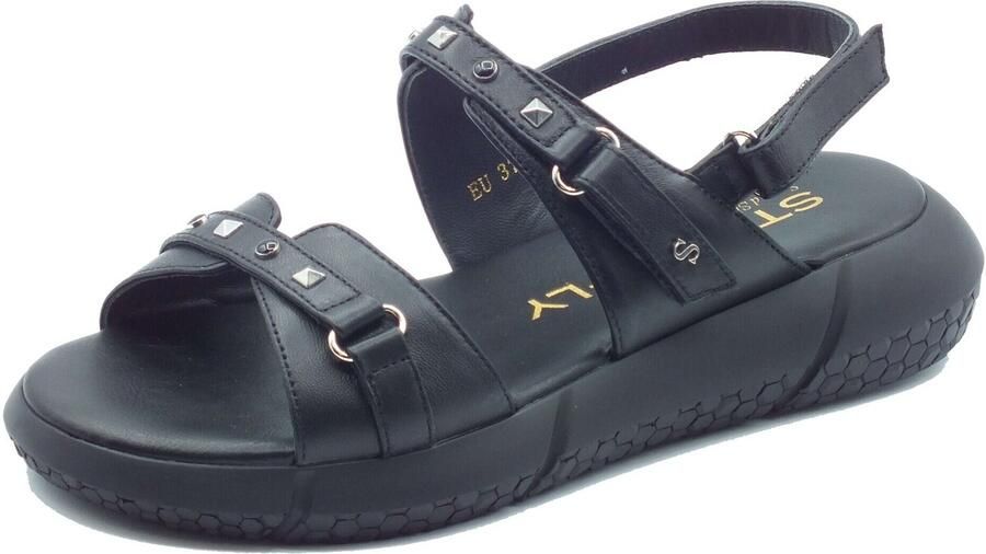 Stonefly Sandalen met sleehak 223707 Zoe Nap Studs