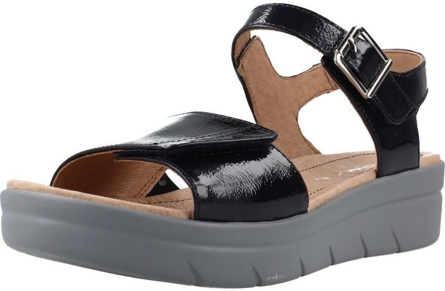 Stonefly Sandalen met sleehak Aqua Iii 2 Naplack Lth