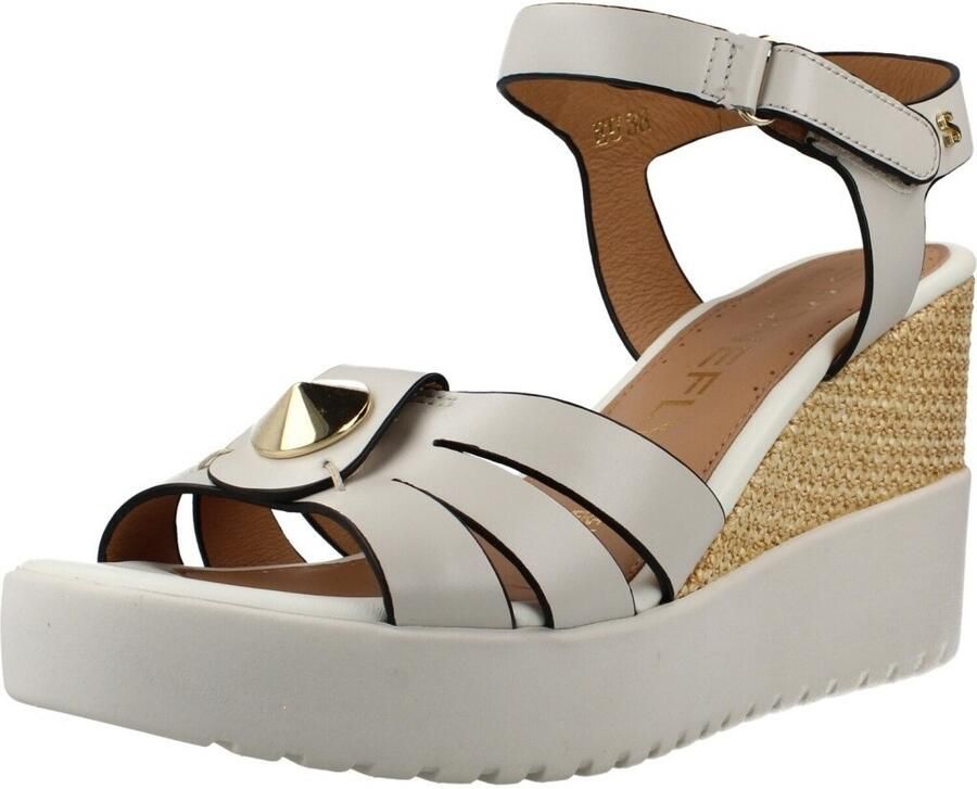 Stonefly Sandalen met sleehak Ely 22 Calf Lth