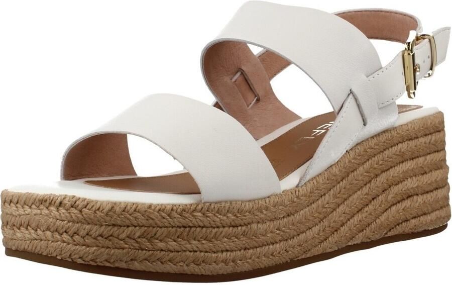 Stonefly Sandalen met sleehak Ivory 3