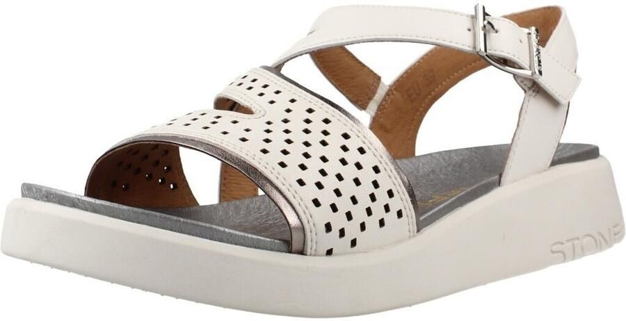 Stonefly Sandalen met sleehak Onda 3 Nappa Lth
