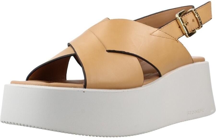 Stonefly Sandalen met sleehak Paloma 1 Calf Lth