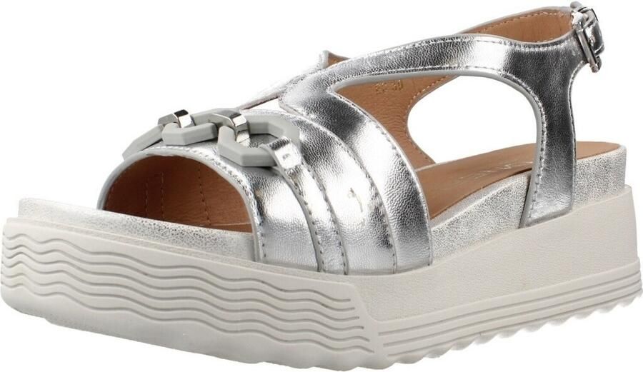 Stonefly Sandalen met sleehak Parky 31 Laminated Lth